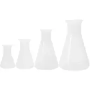 4 Pcs Flask Set Child Conical for Chemistry Professional Erlenmeyer