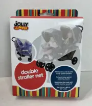 Jolly Jumper Double Stroller Net Tandem /Side By Side Insect Protection NEW #22F