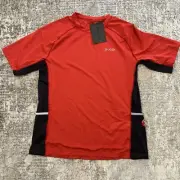NWT Red SUGOI Titan Short Sleeve Mtb Cycling Jersey Shirt Medium