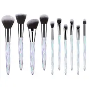 Catzon 10-Pack Professional Makeup Brush Eyeshadow Foudation Blush Brush Set-Laser