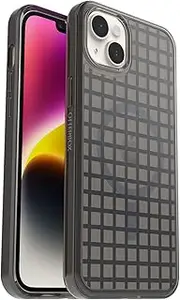 OtterBox Symmetry+ Series Shockproof and Drop Proof Mobile Phone Protective Thin Case for iPhone 14 Plus, Window Pane Black