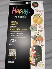 happy planner classic Sticker Book, Fruit & Flora