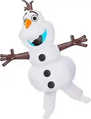 Long Teng Olaf Costume Adult Inflatable Costume Men Fancy Dress Halloween Blow Up Suit Cosplay Party