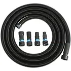 Cen-Tec Vacuum Hose for Shop Vacs w/ Expanded Multi-Brand Power Tool Adapter Set
