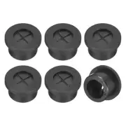 6 Pcs Cable Cord Grommet, 5/8 Inch Desk Grommet Flexible Rubber Grommets