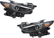 Car Front Lamps Compatible For Mazda 3 Axela 2020-2021 LED Auto Headlights Assembly Upgrade Dynamic DRL Projector Lens Tool Car Accessories