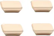 Wooden Drawer Knobs 4Pcs Square Drawer Cabinet Solid Wood Handle Wooden Wardrobe Door Log Cabinet Single Hole Handle Maple 60Mm