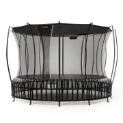 VULY Thunder 2 Pro Extra Large 16ft Springless Trampoline with Enclosure - Round Kids Trampolines Bundle With Shade Cover