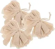 MUSISALY Loofah Body Sponge Natural Sponge Mesh Pouf Exfoliating Body Scrubber Soap Mesh Holder Soft and Durable