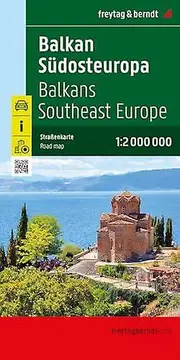Balkans Europe Southeast Europe Road Map Paperback Book