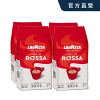 在飛比找momo購物網優惠-【LAVAZZA】紅牌Rossa中烘焙咖啡豆x4包組(500