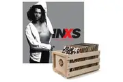 Crosley Record Storage Crate & Inxs The Very Best - Double Vinyl Album Bundle