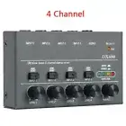 Channel Line Mixer - 4/6/8 Channel Line Mixer - Power Audios Mixer - Sound Mixer