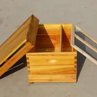 在飛比找樂天市場購物網優惠-養蜂箱 蜂箱 蜂巢箱 蜜蜂蜂箱養蜂工具活動底板蜂箱煮蠟杉木中