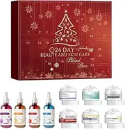Makeup Advent Calendar | Beauty 24-Day Christmas Advent Calendar,Christmas Surprise Beauty Advent Calendar Christmas Makeup Kit
