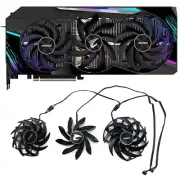 Graphics Card Fan Cooler Fan Set For GIGABYTE RTX3070ti 3080 3080ti AORUS XTREME