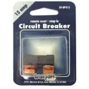 Barjan 059BP415 12V 15A Glass Type Circuit Breaker