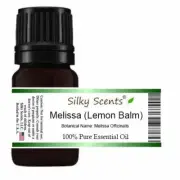 Silky Scents Melissa (Lemon Balm) Essential Oil (Melissa Officinalis) 100% Pure