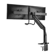 Brateck Dual Monitors Select Gas Spring Aluminum Monitor Arm Fit Most 17 35 Monitors Up to 10kg per screen VESA 75x75/100x100(LS)