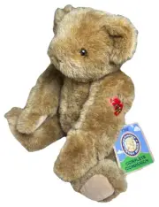 The Vermont Teddy Bear Company 16” Fully Jointed Plush Teddy Bear Handmade USA
