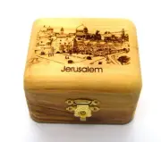 Olive Wood Box Genuine Holy Land Olive Wood Jerusalem The Old City