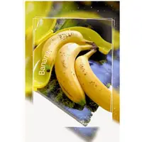 在飛比找蝦皮購物優惠-Banana字樣天然香蕉水果置放盒掛飾吊飾平滑亮面金絲雀黃（