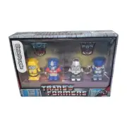 FP Little People Collector Transformers Optimus, Bumblebee, Megatron, Soundwave