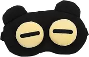 UTHCLO 1pc Sleep Mask Masks Night Portable Sleeping Dark Cover Eye Blind Cartoon Polyester Black