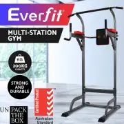 Power Tower Chin Up Pull Up Multi-Grip Dip Bar Station Exercise Fitness Home Gym