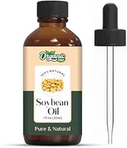 Organic Zing Soybean (Glycine Max) Oil | Pure & Natural Essential Oil for Skincare, Haircare & Massage- 30ml/1.01fl oz