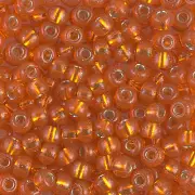 Silver-Lined Orange Miyuki Seed Beads 6/0 (6-9138S-TB)