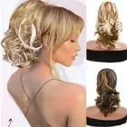Horse Tail Claw Clip Ponytail Wig Ombre Ponytail Extension Daily Use