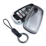 For Ford Lincoln Soft Thin Smart Car Key Fob Cover Case Keychain Replacement