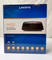 NEW SEALED - LINKSYS N600 E2500-NP DUAL BAND WIRELESS - WI-FI ROUTER