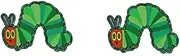 [Purple Myrtle] Caterpillar Earring for Teachers - Super Cute Book Earrings for Preschool, Reading Teachers, Back to School, Librarians - Great Gift!