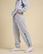 [The Mad Hueys] The Mad Hueys Women's Star Pirates Lift Track Pants in Grey Marle Size XL XL Grey Marle