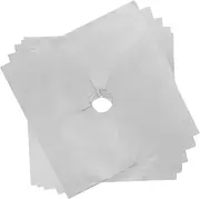 DOITOOL 5pcs Heavy Duty Gas Stove Top Protector Mats Gas Hob Liner Sheets Cooktop Splatter Guard Non-Stick Oven Liner