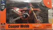 New-Ray 1:6 SCALE RED BULL KTM COOPER WEBB Race Dirt Bike Replica Toy $