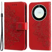 For Honor Magic 5 Lite 5g / X40 5g/x9a 5g Flip Stand Cover Flower Imprinting Leather Wallet Case