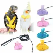 Adjustable Pet Parrot Harness Leash Training Rope Macaw Cockatiel Budgie Strap
