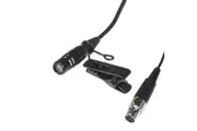 BravoPro Cardioid Lavalier Condenser Microphone with 6mm Capsule Black - TA3F suitable for AKG Connection