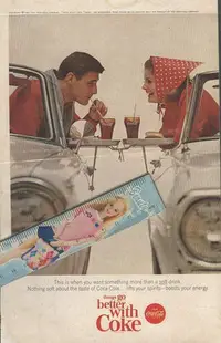 在飛比找Yahoo!奇摩拍賣優惠-///李仔糖文獻史料*1965年英文雜誌-可口可樂廣告頁共1