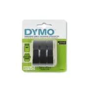 DYMO 3D Plastic Embossing Labels for Embossing Label Makers, White Print on