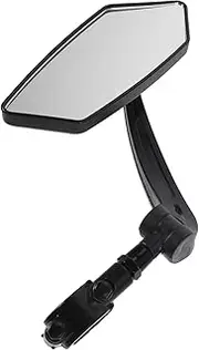 SUPVOX Bicycle Mirror Car Rearview Road Bike Rear View Mirror Wheel Lights Outdoor Seat Scooter Bar End Mirrors Bicycle Bike Replace Mirror Road Bike Mirror Motorbike Mirrors Black