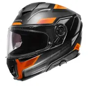 S3 Storm Black Orange Full Face Helmet