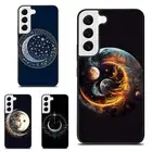 Anti skid Cover For Samsung Galaxy Z Fold Flip 3 4 5 6 moons mesmerizing mandala
