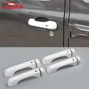 White Car Door Handle Shell Cover Trim Kit for Jeep Wrangler Gladiator JT 2018+ (for: Jeep)