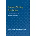 TEACHING WRITING TEACHING WRITING THAT WORKS A GRO