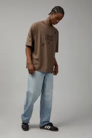 [Factorie] Factorie - Half Half Baggy Painter Jean - Worn out bleach 36 WORN OUT BLEACH