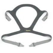 Siesta Full Face Mask Replacement Headgear with Clips, Clear